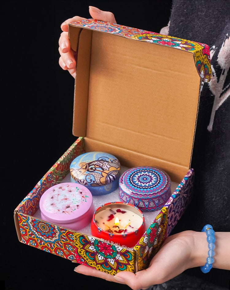 Crystal Bloom Romantik-Kerzenset