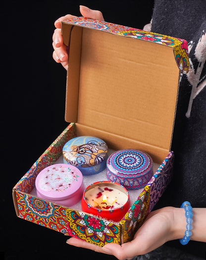 Crystal Bloom Romantik-Kerzenset