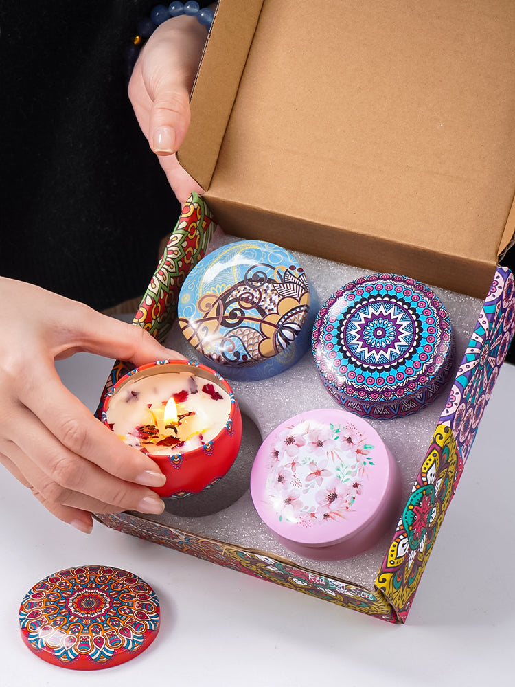 Crystal Bloom Romantik-Kerzenset