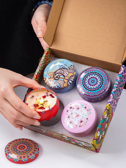 Crystal Bloom Romantik-Kerzenset