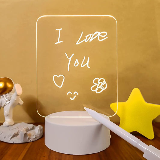 Message Board Small Night Lamp Note Board ARVASHAA
