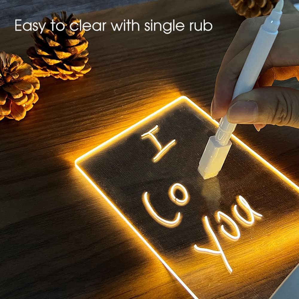 Message Board Small Night Lamp Note Board ARVASHAA