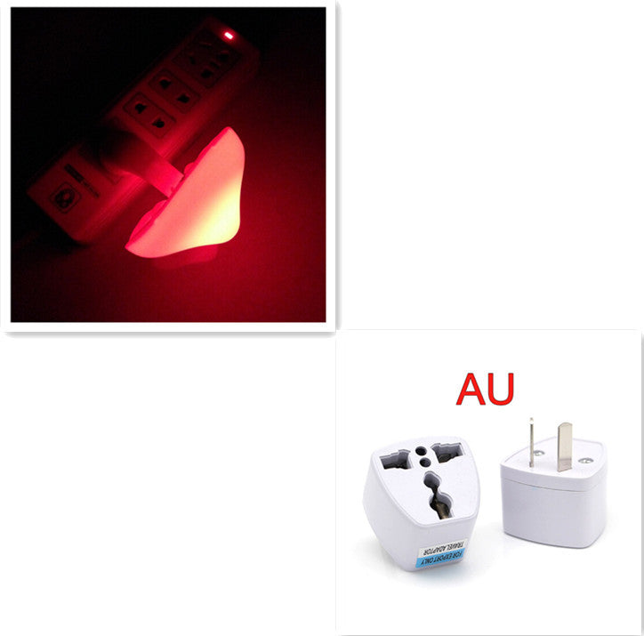 LED Night Light Mushroom Wall Socket Lamp EU US Plug Warm White Light-control Sensor Bedroom Light Home Decoration ARVASHAA