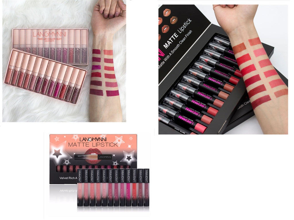 Matte Lipstick Waterproof Long-lasting Velvet Lipstick Set ARVASHA