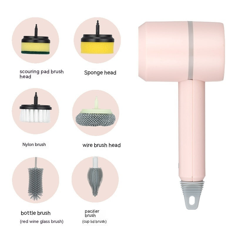 Electric Cleaning Brush Dishwashing Brush Automatic Wireless USB Rechargeable Professional Kitchen Bathtub Tile Cleaning Brushes ARVASHA