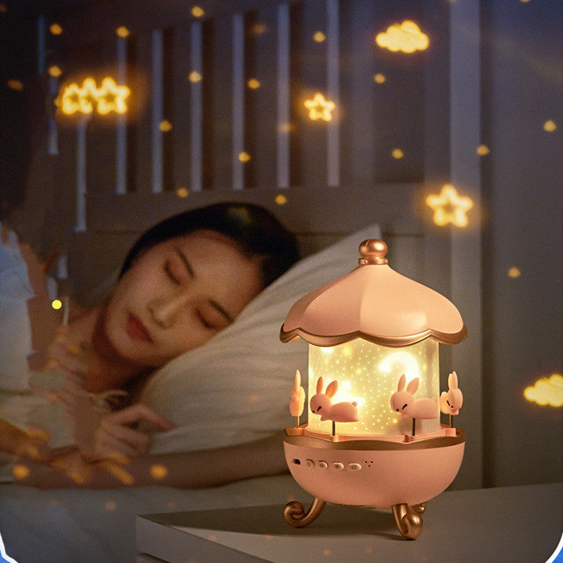 Night Light Projector Kids Nursery Children Room Space Rotation USB Rechargeable Led Night Lamp 12 Films Birthday Christmas Gift ARVASHA