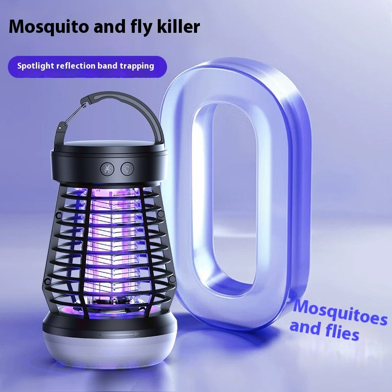 2in1 Mosquito Killer Lamp Electric Fly Catcher USB Rechargeable Electric Mosquito Swatter Electric Fly Trap With Night Light S0S Emergency Light Mosquito Killer Terrace Camping ARVASHA