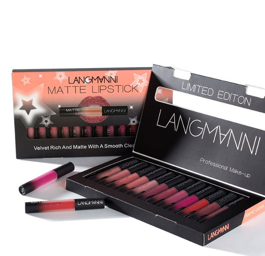 Matte Lipstick Waterproof Long-lasting Velvet Lipstick Set ARVASHA