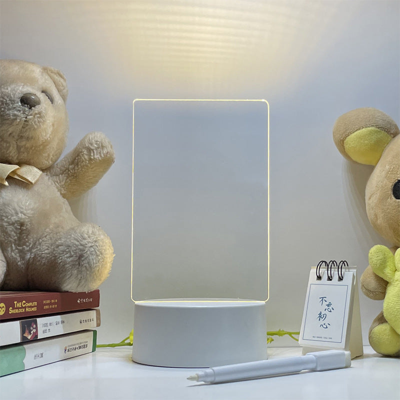 Message Board Small Night Lamp Note Board ARVASHAA