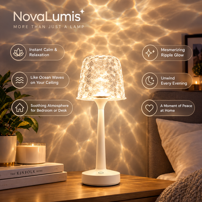 Lampe de nuit Ondulation d'eau NovaLumis™