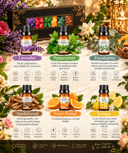 Water-Soluble Aromatherapy Essential Oil Set