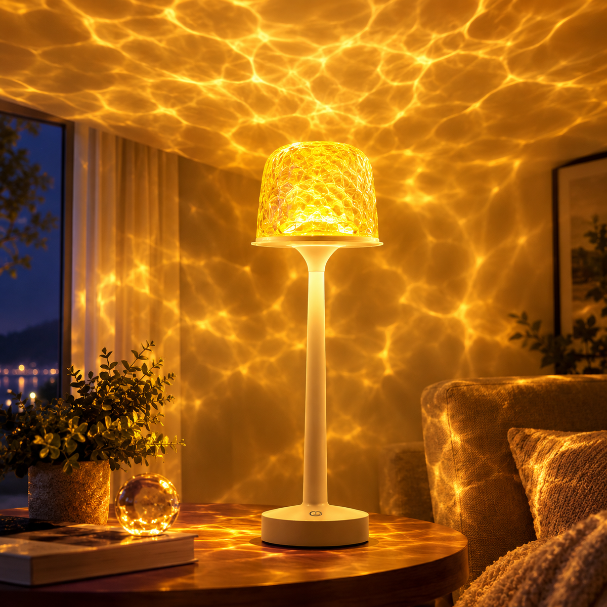 Lampe de nuit Ondulation d'eau NovaLumis™