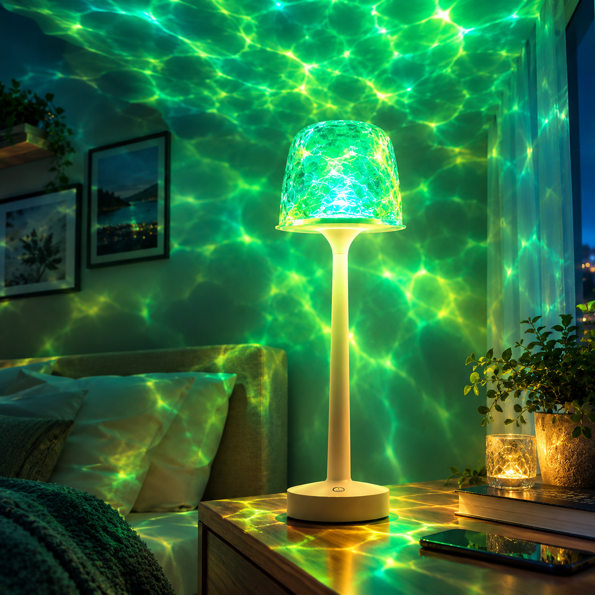 Lampe de nuit Ondulation d'eau NovaLumis™