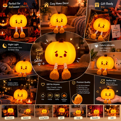 Pumpkin Glow™ Halloween- und Herbst-Dekorations-Nachtlicht