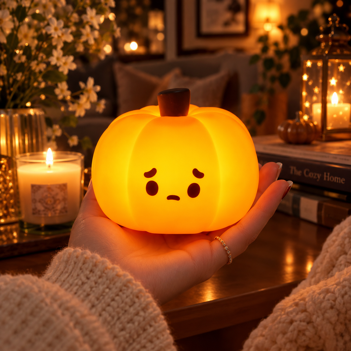 Pumpkin Glow™ Halloween- und Herbst-Dekorations-Nachtlicht