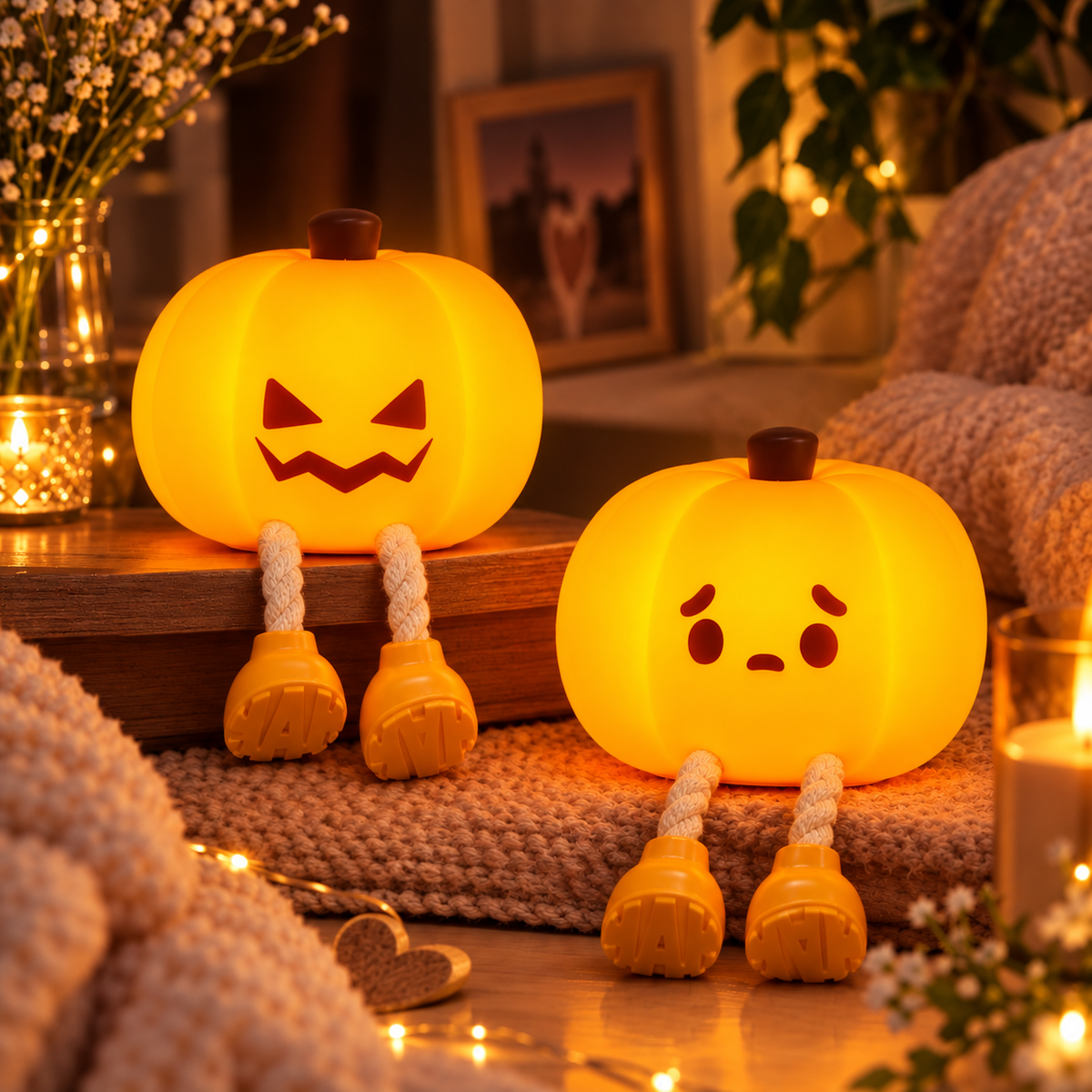Pumpkin Glow™ Halloween- und Herbst-Dekorations-Nachtlicht