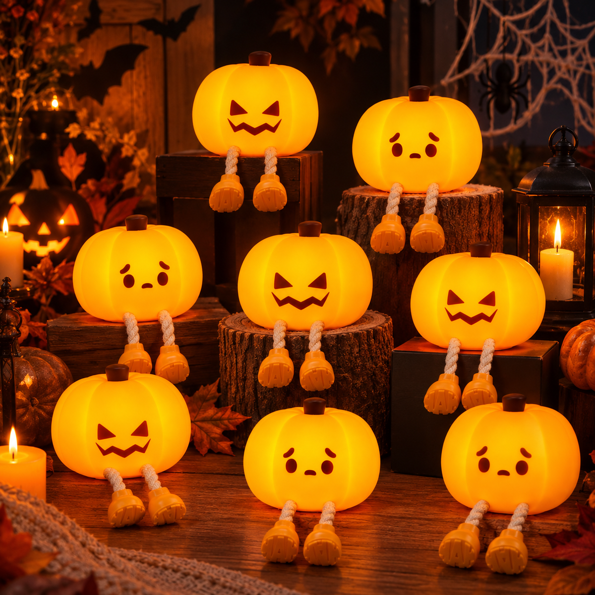 Pumpkin Glow™ Halloween- und Herbst-Dekorations-Nachtlicht