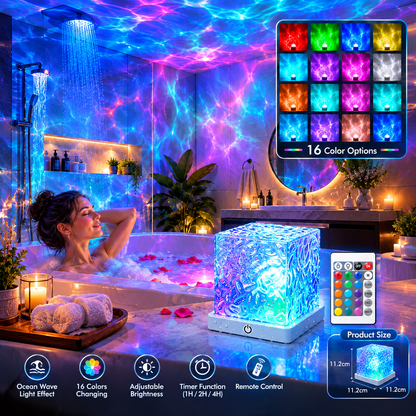 LumaCube™ Water Ripple Projector